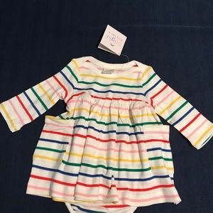 NWT Hanna Anderson bright baby basics dress